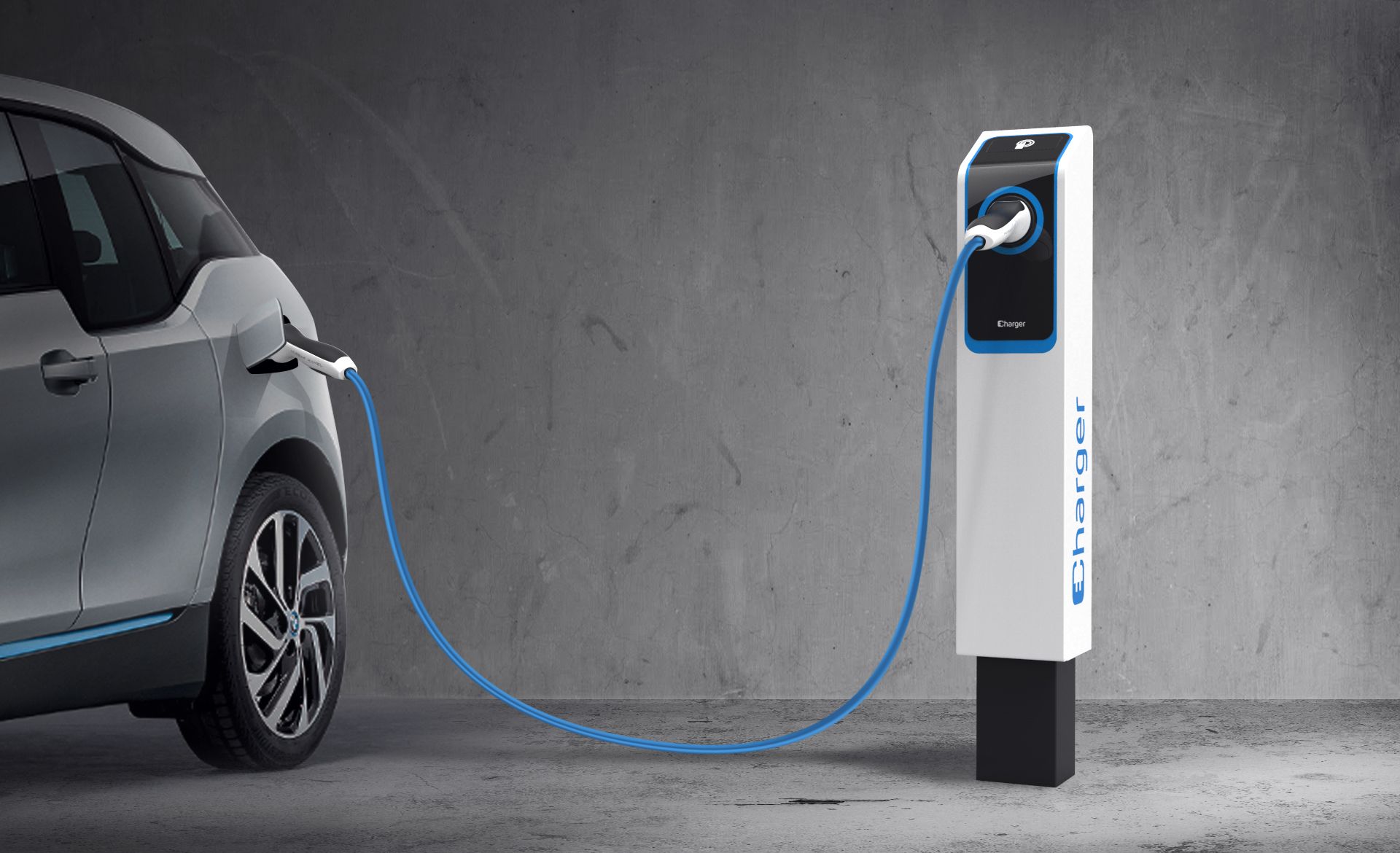 Electric vehicle charging at home station